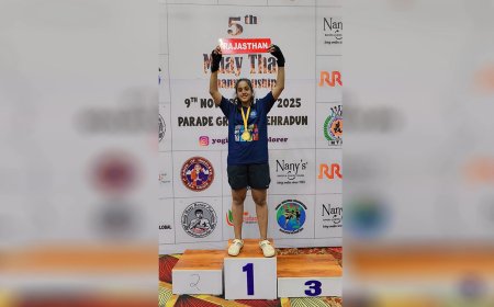 चार्ली शर्मा ने किया जयपुर का नाम रोशन, मुआय थाई नेशनल चैंपियनशिप में जीता स्वर्ण पदक