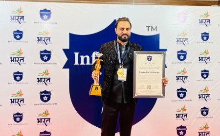 देवेन्द्र कुमार जलथरिया (अवि) का इंफ्लुएंसर बुक ऑफ़ वर्ल्ड रिकॉर्ड में दर्ज हुआ नाम
