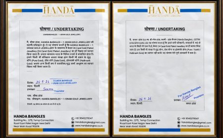 Handa Bangles ने जारी किया स्पष्टीकरण: केवल 24 कैरेट गोल्ड प्लेटेड ज्वेलरी का कारोबार