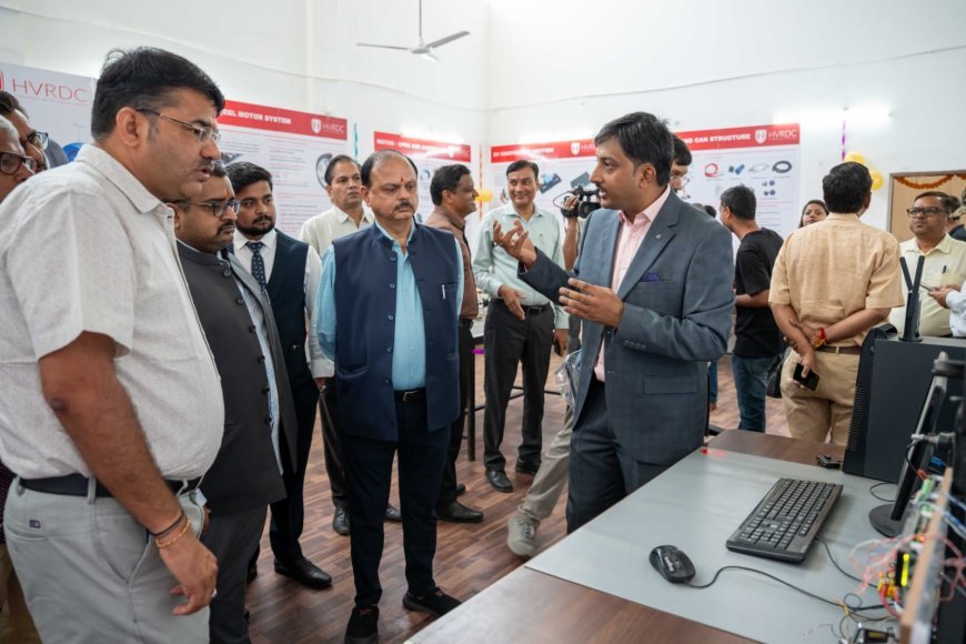 HVRDC ने राजस्थान के अधिकारियों के सामने ‘HVRDC Centre for Advanced Electric Mobility Systems’ का किया प्रदर्शन